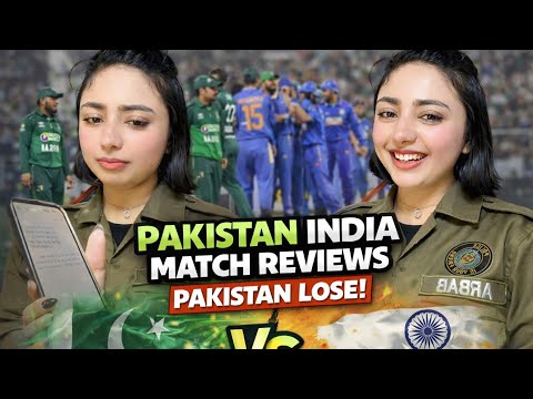 PAK vs IND Match Review  🏏 chatGPT ko pata lag gaya k 🇵🇰Pakistan q hara? 😭