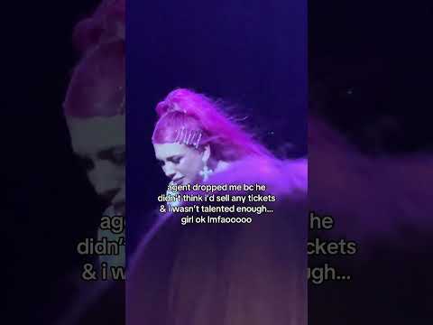 like i know he sees all these sold out shows